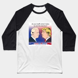 Joe Biden vs. Donald Trump Baseball T-Shirt